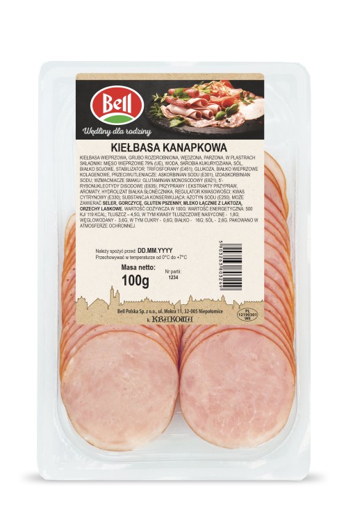 3050189_Kiełbasa Kanapkowa 100g